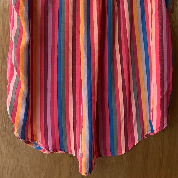 Torrid Multi Color Tank Top Stripes vertical - Picture 5 of 5